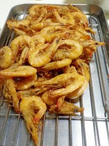 簡単♪真えび（小エビ）の唐揚げ
